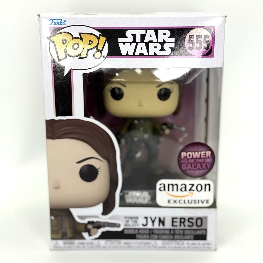 NEW!! Funko Pop Star Wars Jyn Erso #555 Power of the Galaxy Amazon Exclusive